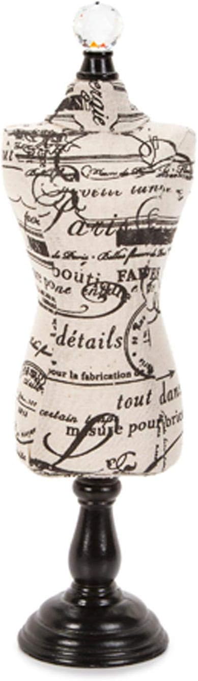 Darice 2025-115 16IN. FABRIC LADY STAND PARIS Multicolor