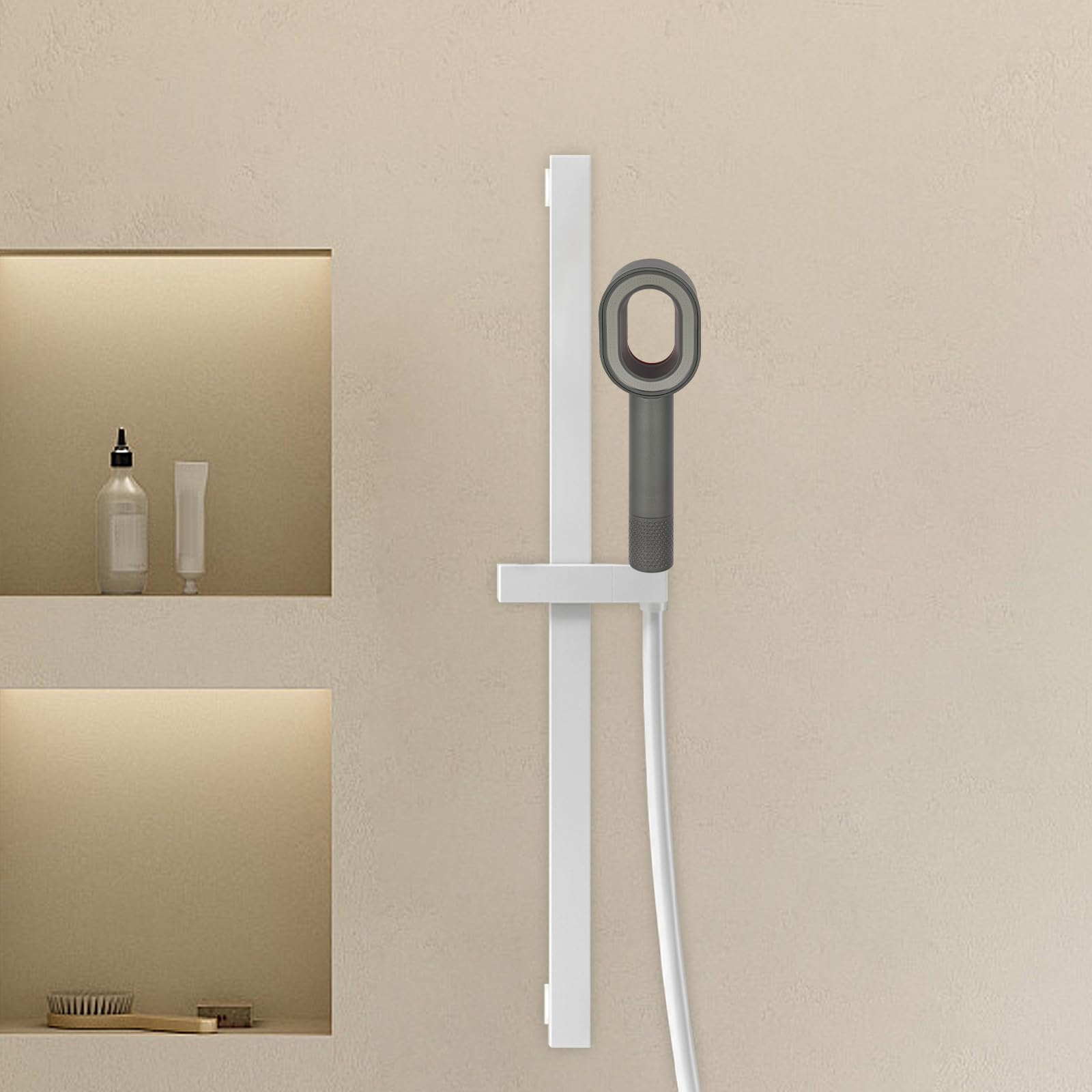 Set soffione doccia con 2 spazzole di pulizia e filtro ai carboni attivi, doccetta con filtro, doccetta ad alta pressione, rimuove calcare, batteri e metalli pesanti