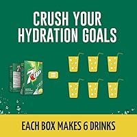 Vista 5 de 7UP - Mezcla de bebida en polvo, 6 cajas de 6 paquetes con 3 cajas de sabor a limón, lima y cereza, para un total de 36 palitos empaquetados por
