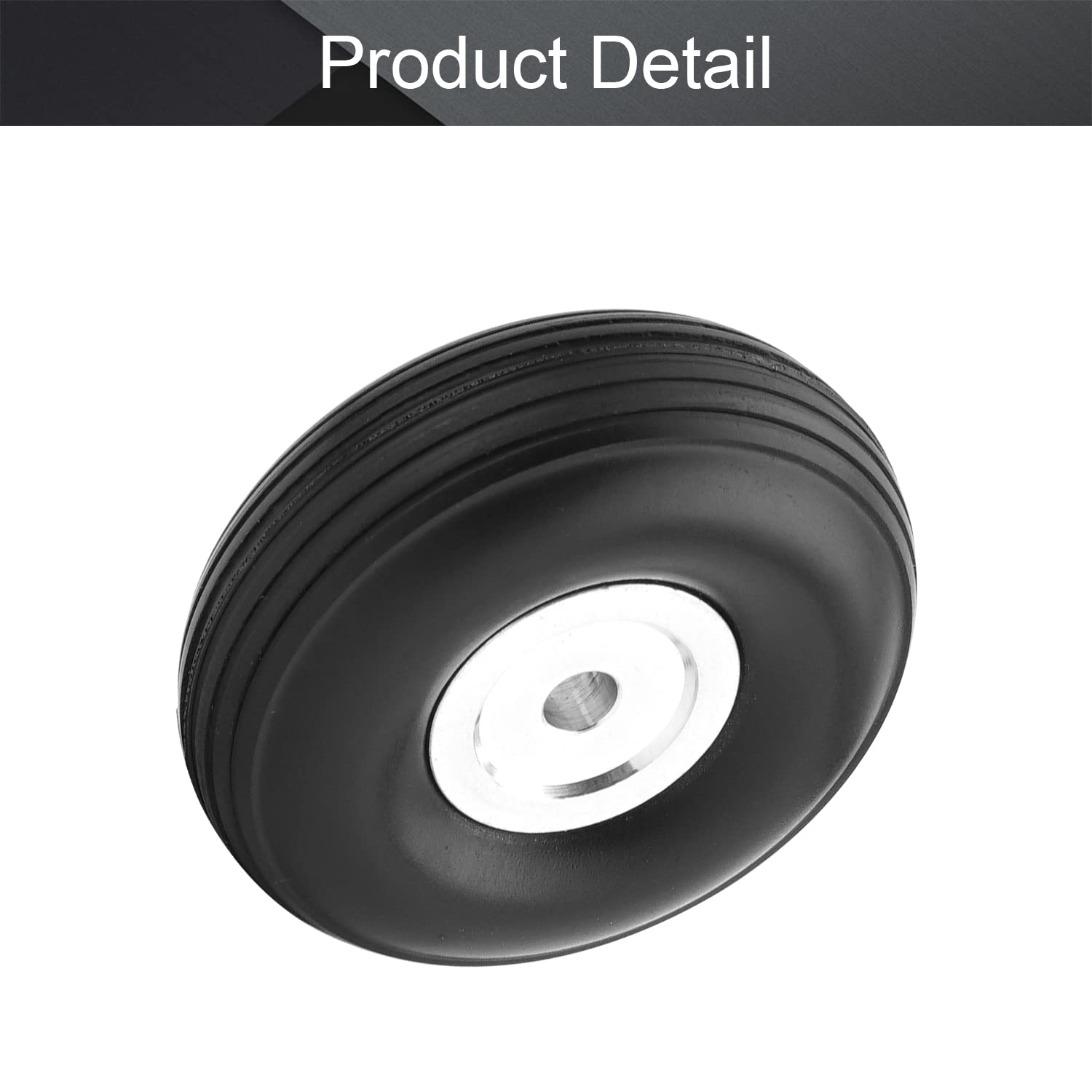 Fielect 4 Inch RC Model Airplane Super Light Sponge Tire Tail