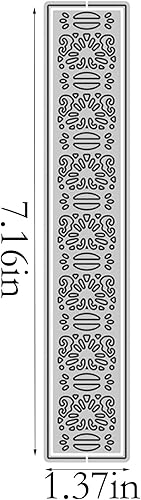 Miniatura 4 de Troqueles largos de encaje para hacer tarjetas, troqueles de corte de metal, troqueles de papel para álbumes de recortes, suministros de fabricación