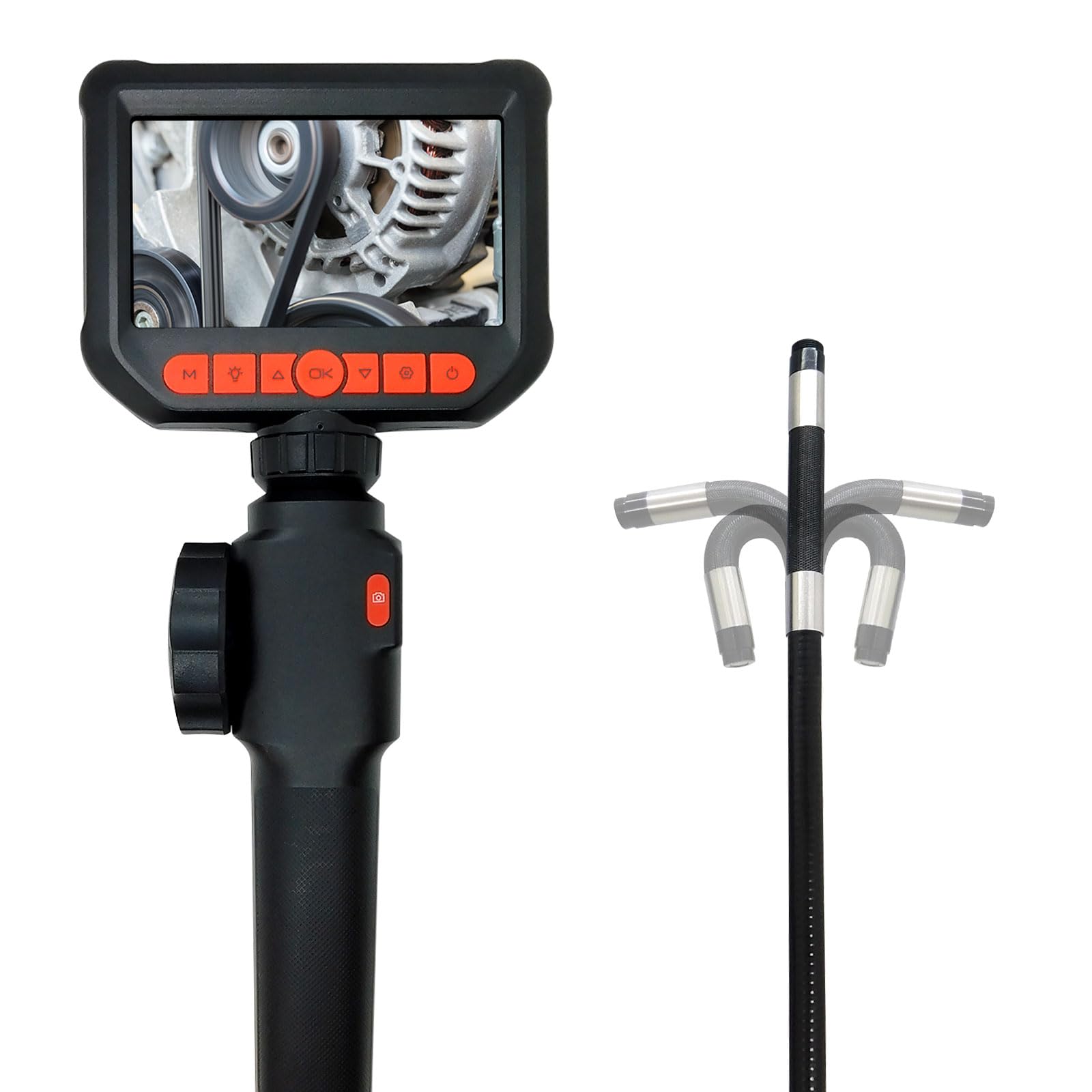Amazon.co.jp: Broadwatch 先端可動式ファイバースコープ Φ8mm 360