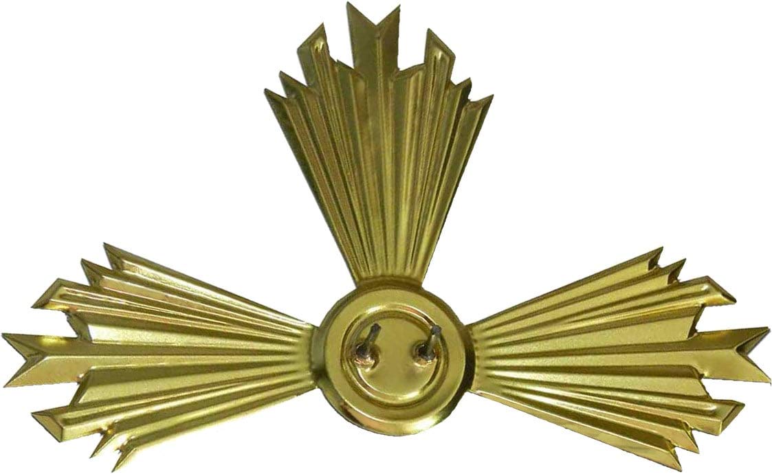 Desconocido Rayo estampado de metal dorado(20 cm.)