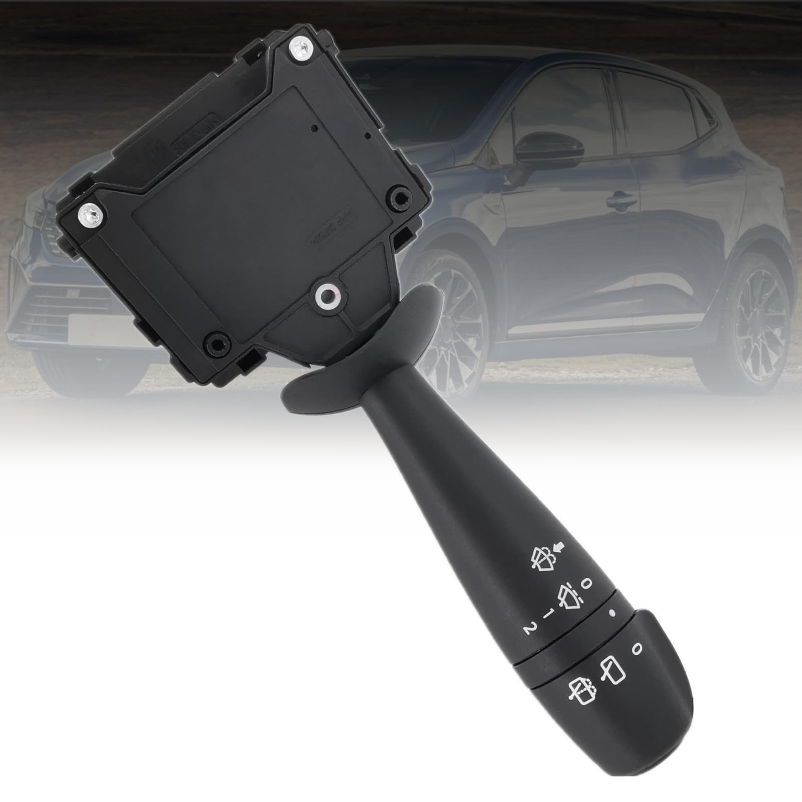 Commodo Interrupteur essuie glace compatible avec Dacia Logan MCV 2 Sandero 2 Lodgy für Renault Cilo 4 Twingo 3 Trafic 3 8201168008 255679326R 251696
