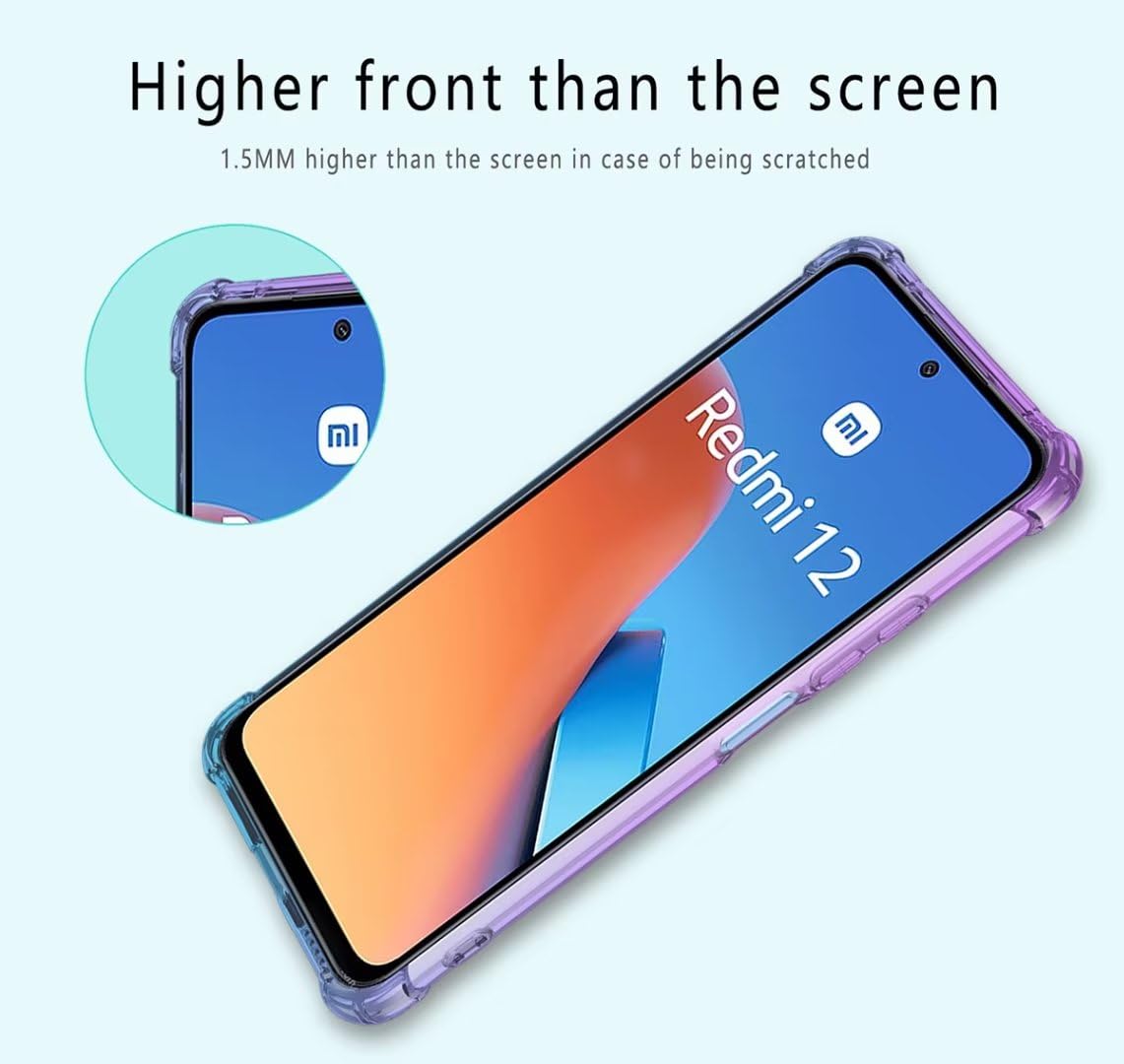 JIAFEI Cover per Xiaomi Redmi Note 13 5G Custodia Protettiva in TPU Morbida Ultrasottile Antiurto ad Angoli Protezione per Fotocamera Schermo