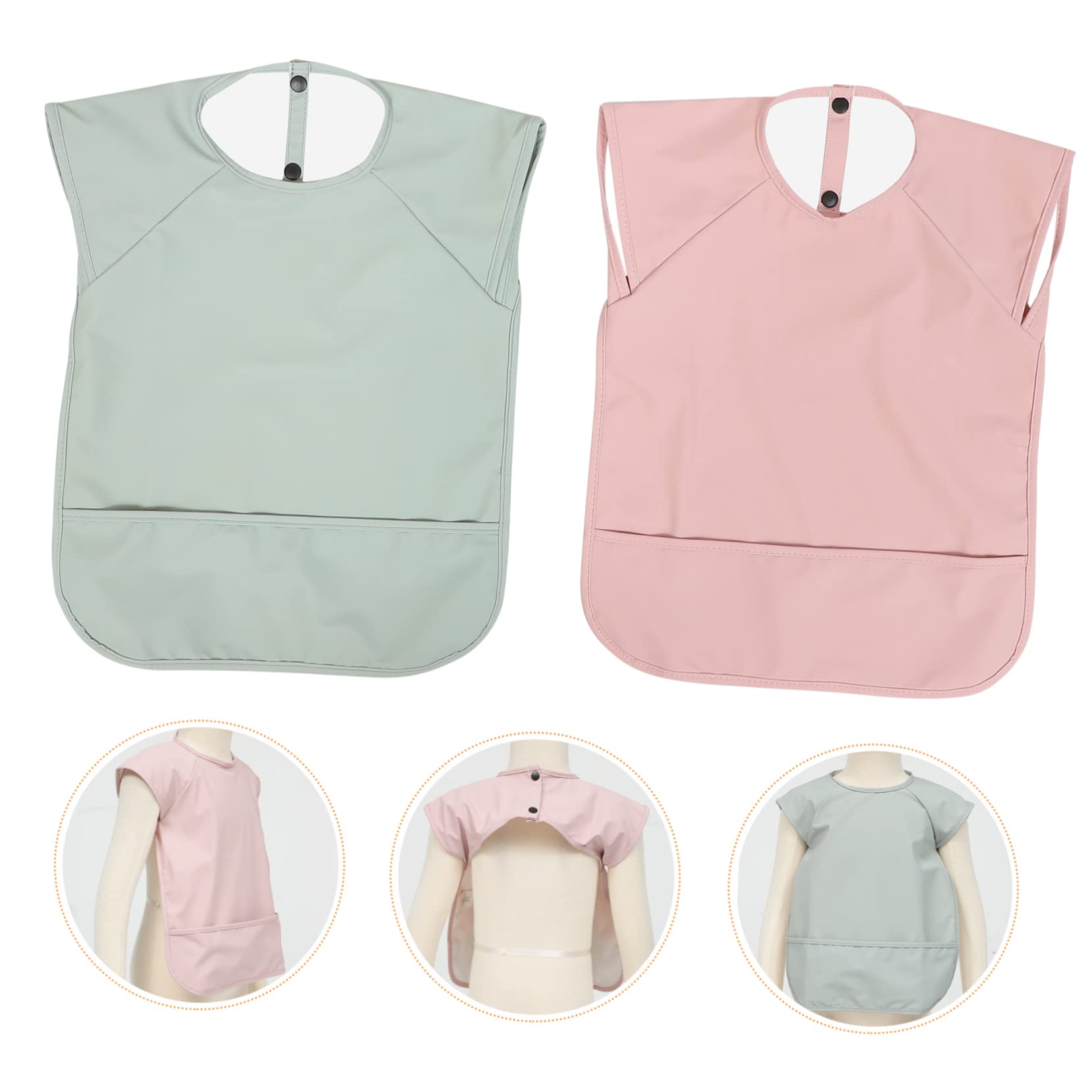 ORFOFE Bébé Qui Un Bavoir Bébé Peinture Blouse Bavoir Imperméable Pour r Pour r Pour Manger r Pour Enfant En Âge rs Unité Centrale