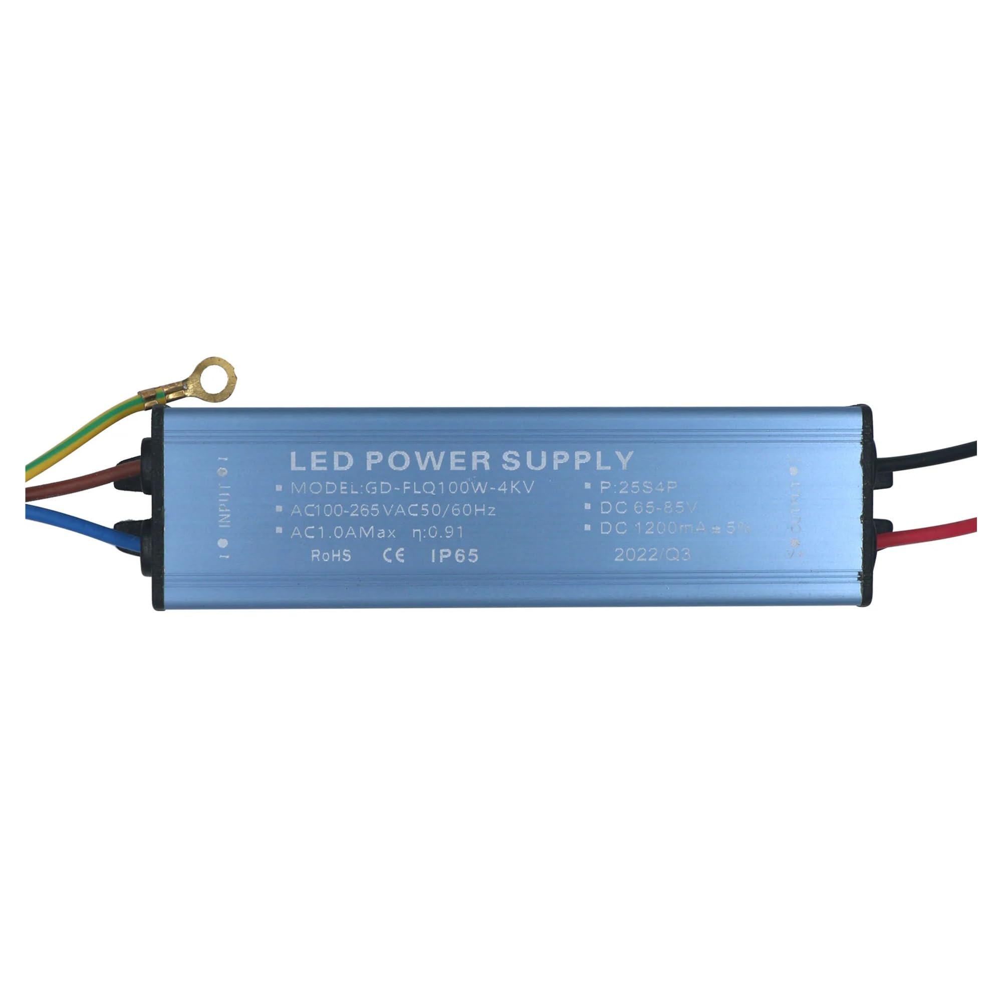 Driver LED da 100 W 1200 mA DC60-80V Alimentatore LED Trasformatore di illuminazione con controllo di tensione a corrente costante Convertitore LED