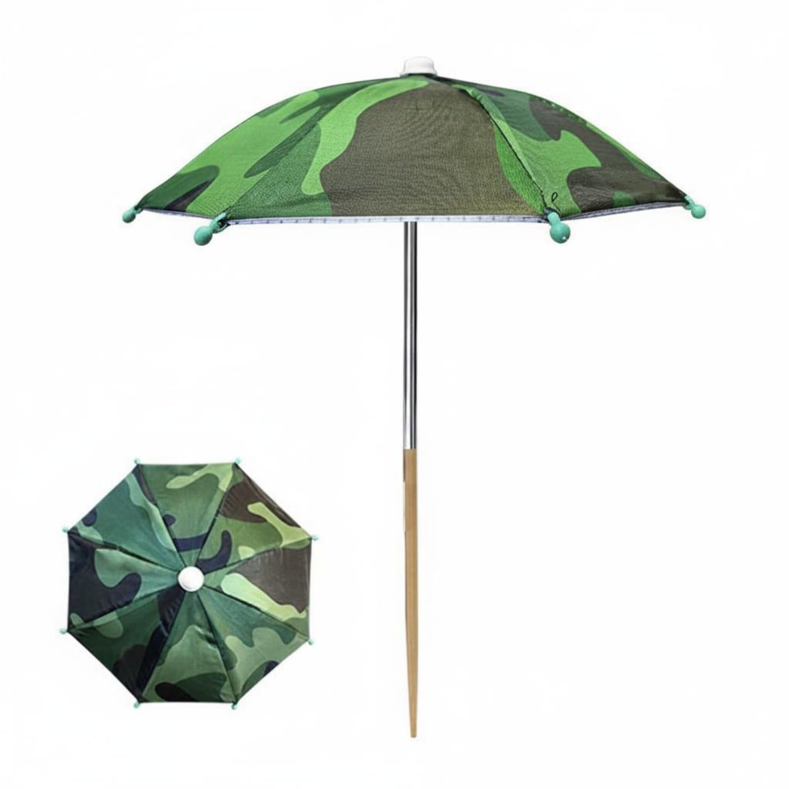 Thickened Material Potted Plant Sunshade Heat Insulation Flower Pot Sun Canopy Easy Installation Mini Umbrella Reusable for Gardeners, Outdoor, Balcony, Patio, Garden, Camouflage, |-image-14