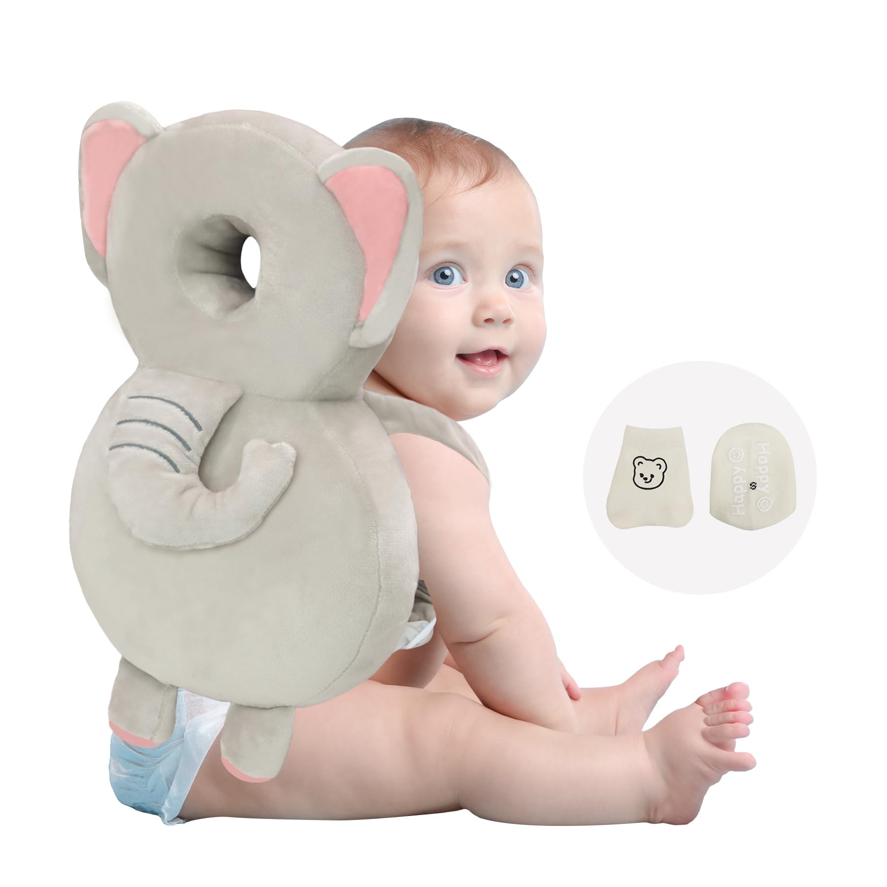 CALODY Bebek kafa koruyucu yastık yürümeye başlayan sırt çantası, bebek güvenlik ürünleri yürümeye başlayan bebek kafa koruma, emekleme ve yürüyüş için bebek sonbahar geri koruyucu