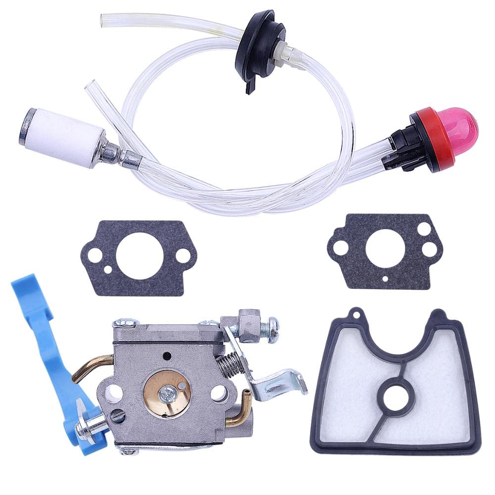 Kit de Ajuste de carburador con Filtro for soplador de Hojas 125B, 125BX y 125BVX, Compatible con C1Q-W37 581798001