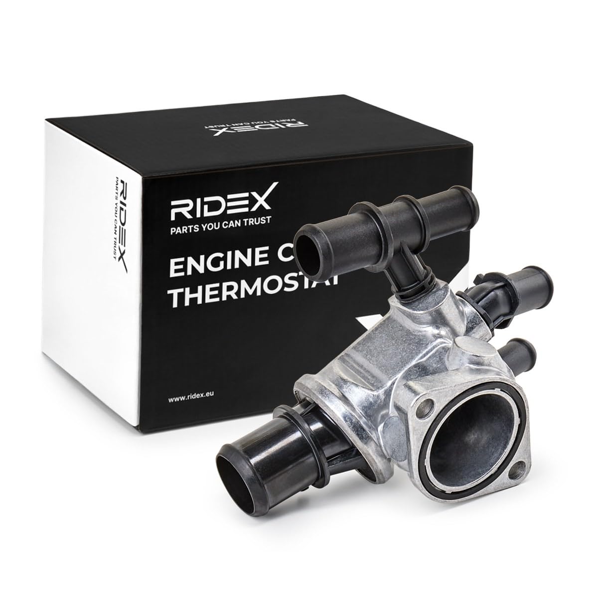 RIDEX Thermostat d'eau Boîtier métallique avec joints avec capteur Compatible avec ALFA ROMEO 147 937, FIAT Bravo II 5 portes 198 Doblo I Cargo 223 Doblo I Break 119, 223
