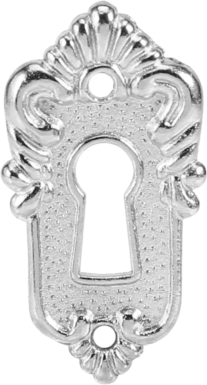 Antique Classical Drawer Lock with Key, Retro Style Cabinet Security, Compact Design for Wardrobe and Cupboard, 5.3 X 2.5 X 0.9cm Antique Classical Drawer Lock with Key, Nan