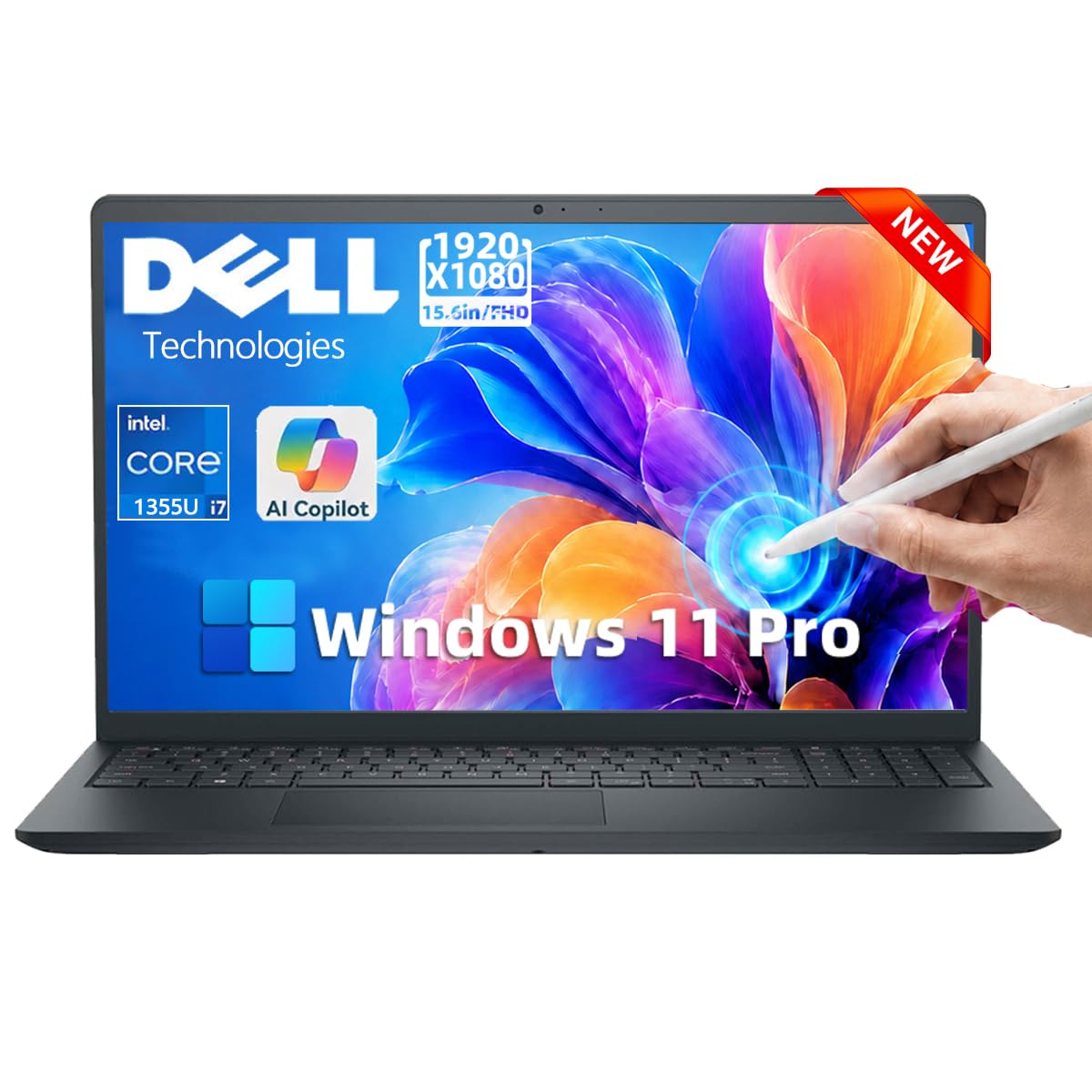 Dell DC15250 Touchscreen Laptop-Intel 10 core i7 1355U 32GB DDR5 1TB SSD