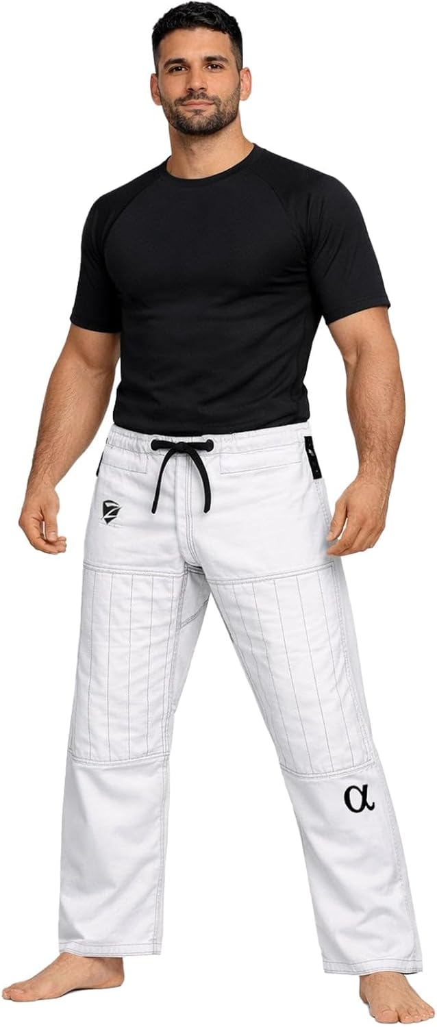 Men’s BJJ Gi Pants – IBJJF Legal Ripstop Jiu-Jitsu Uniform Bottoms