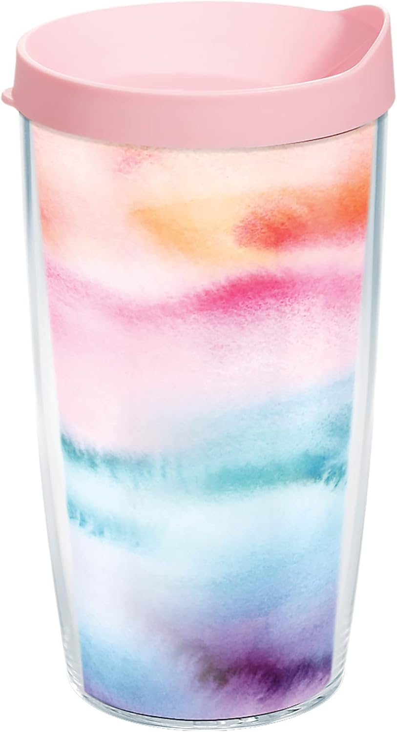 Tervis Yao Cheng Daydreaming Made in USA Double Walled Insulated Tumbler Travel Cup Keeps Drinks Cold & Hot, 16oz, Classic