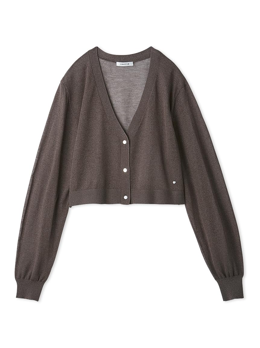 Amazon | [フレイ アイディー] シアーニットカーデ