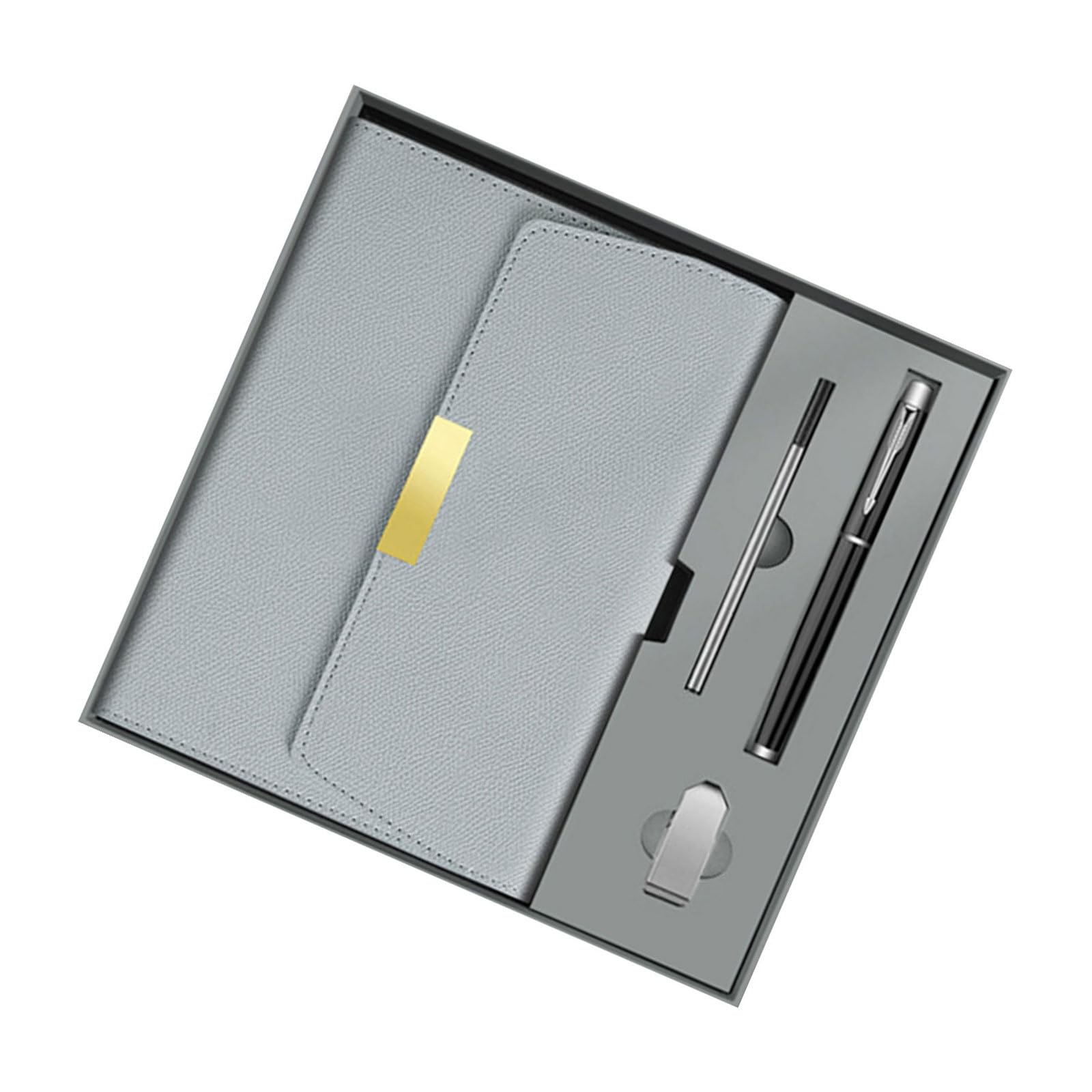 Juego de diario multifuncional con bolígrafo y caja, blocs de notas diarios, cuadernos de papelería, cuaderno de escritura de 100 hojas