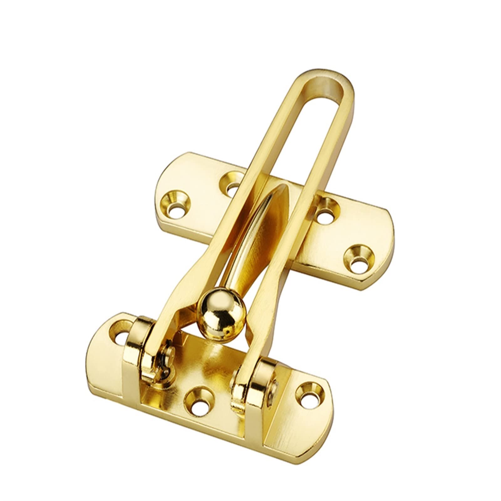 NVSFZGIYG Door Household Anti-Theft Bolt, Buckle, Stainless Steel Safety Chain, Dormitory and Hotel Anti-Lock. Chains(Nero)