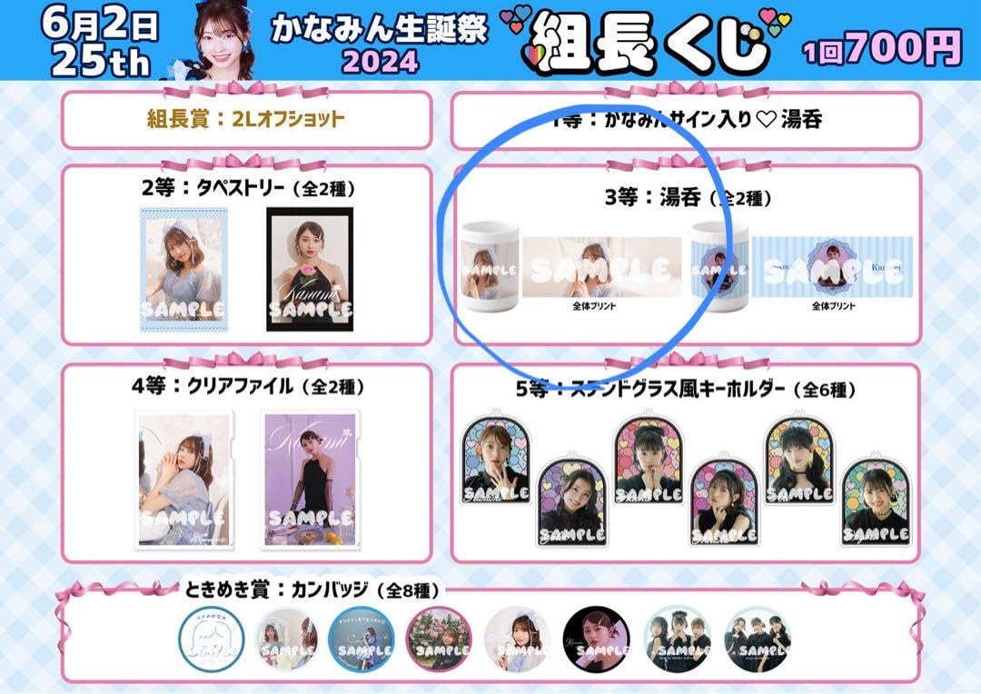 Amazon.co.jp: 超ときめき宣伝部 辻野かなみ 生誕祭 2024 組長くじ