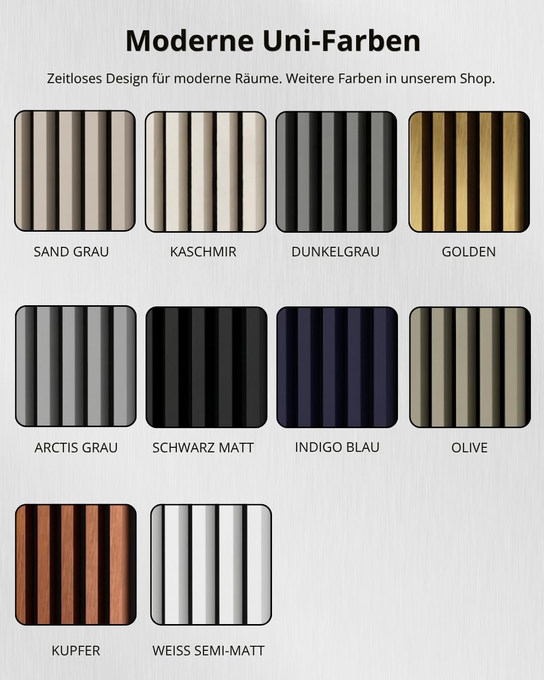 Paneles acústicos decorativos 3D MDF 2 piezas 26,5x240 cm blanco sobre base negra con listones verticales modernos para espacios interiores luminosos
