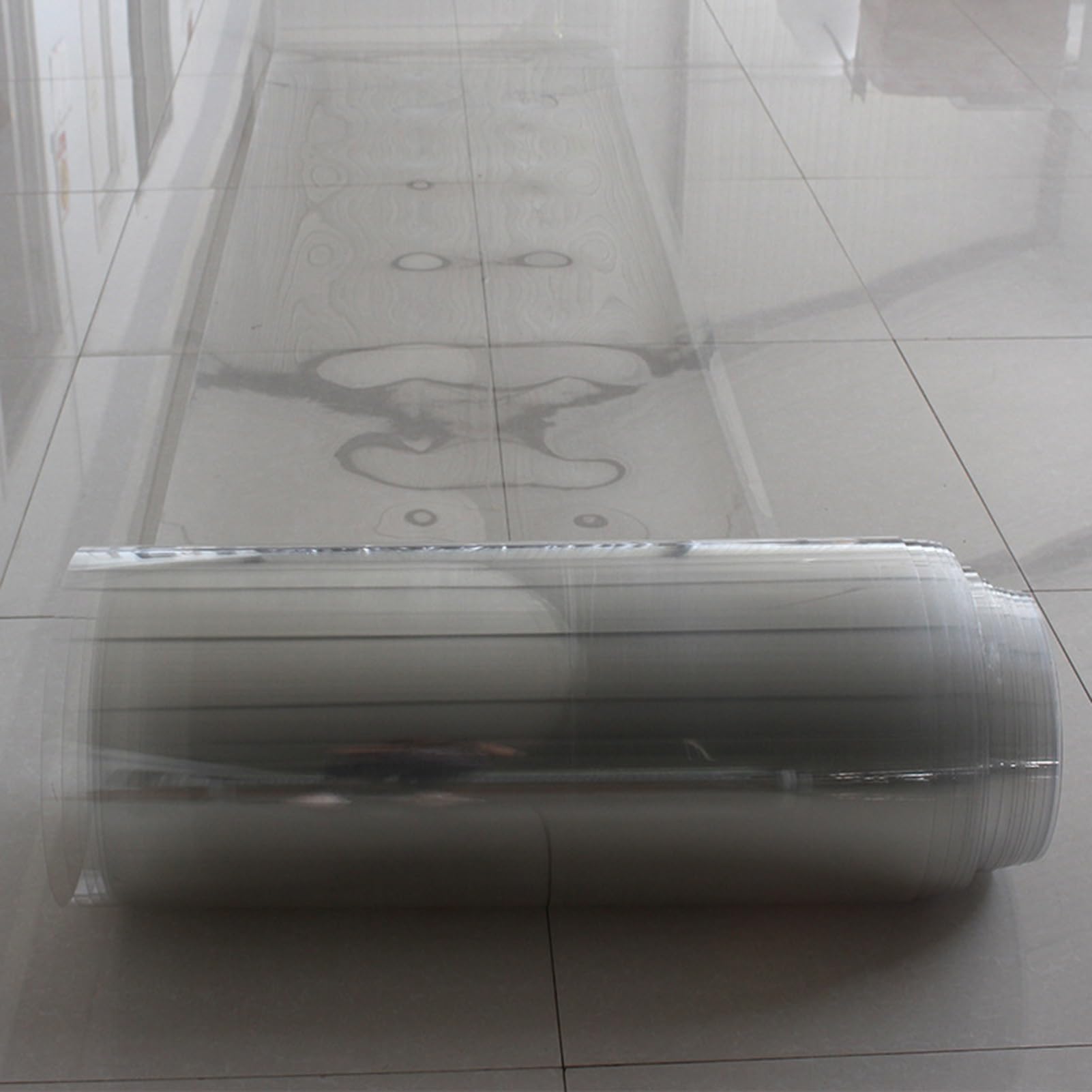 Paneles de Policarbonato Tejados Tablero PC Endurance Invernaderos, Pérgola Transparente Impermeable, for Invernadero, Cobertizo, Cochera, Fácil Doblar Y Cortar (Size : 4X 32.8ft)