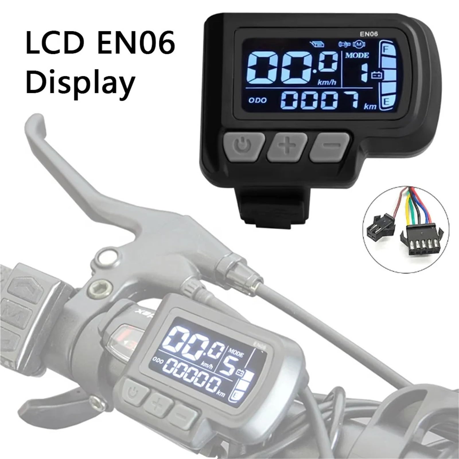 Amazon | 電動自転車 電動自転車 5Pin LCD EN06 ディスプレイ USB 36V