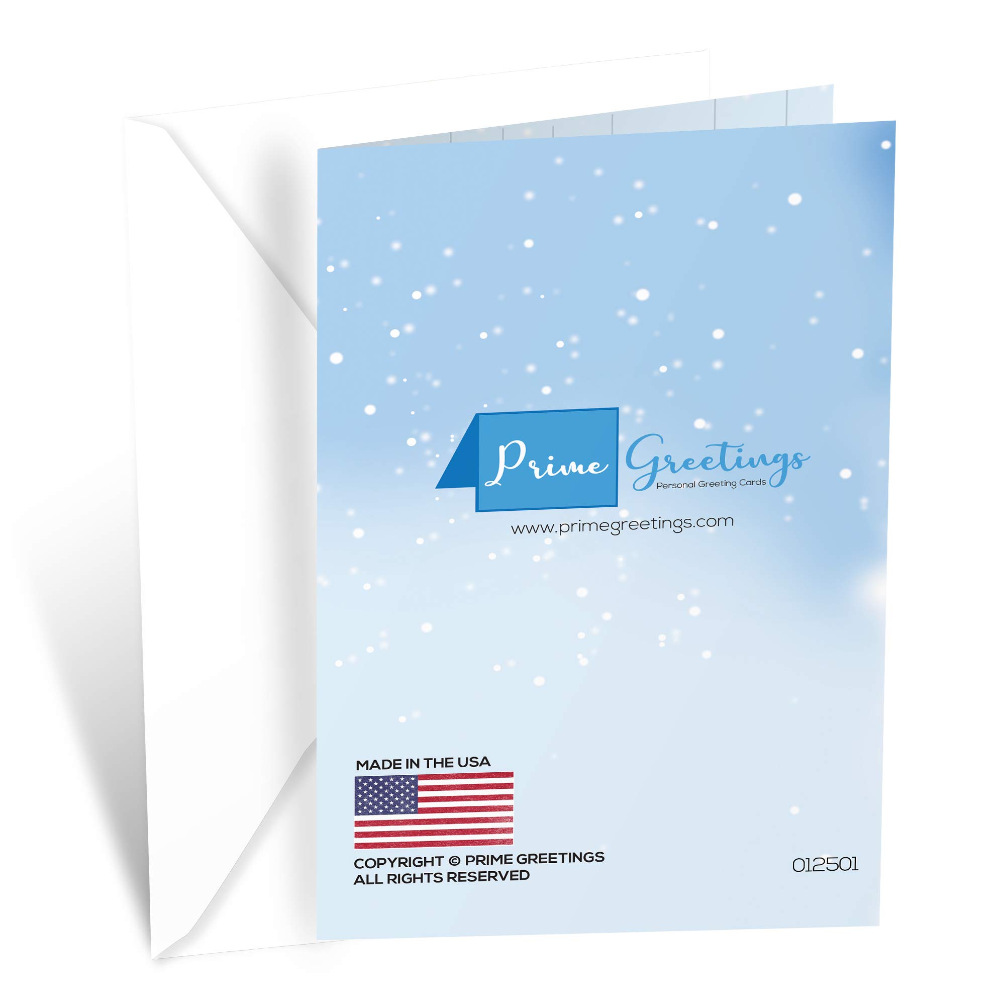 Prime Greetings Weihnachtskarte Für Onkel – Made In USA, Umweltfreundlich, 12,7 X 19,7 Cm