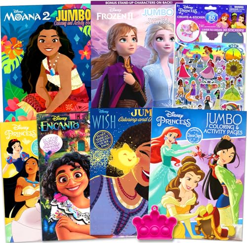 Disney Princess Coloring Book Activity Set for...