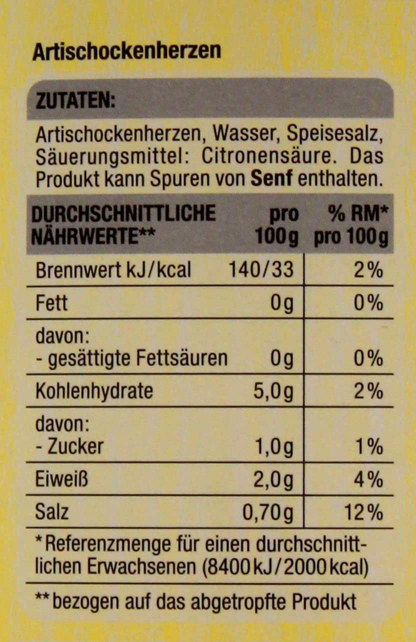 Classic Line Artischockenherzen 3er Pack 3 x 1.55 kg