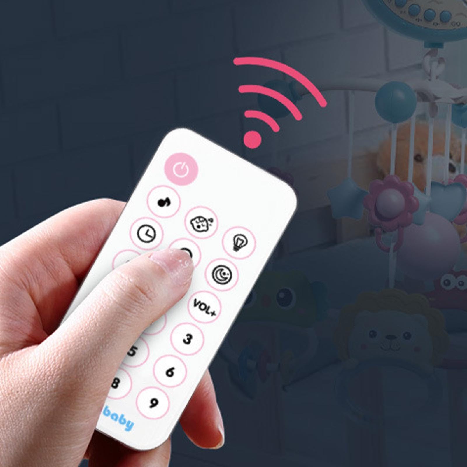 Móvil Para Bebé: Accesorio Para Guardería Con Control Remoto, Musical Para