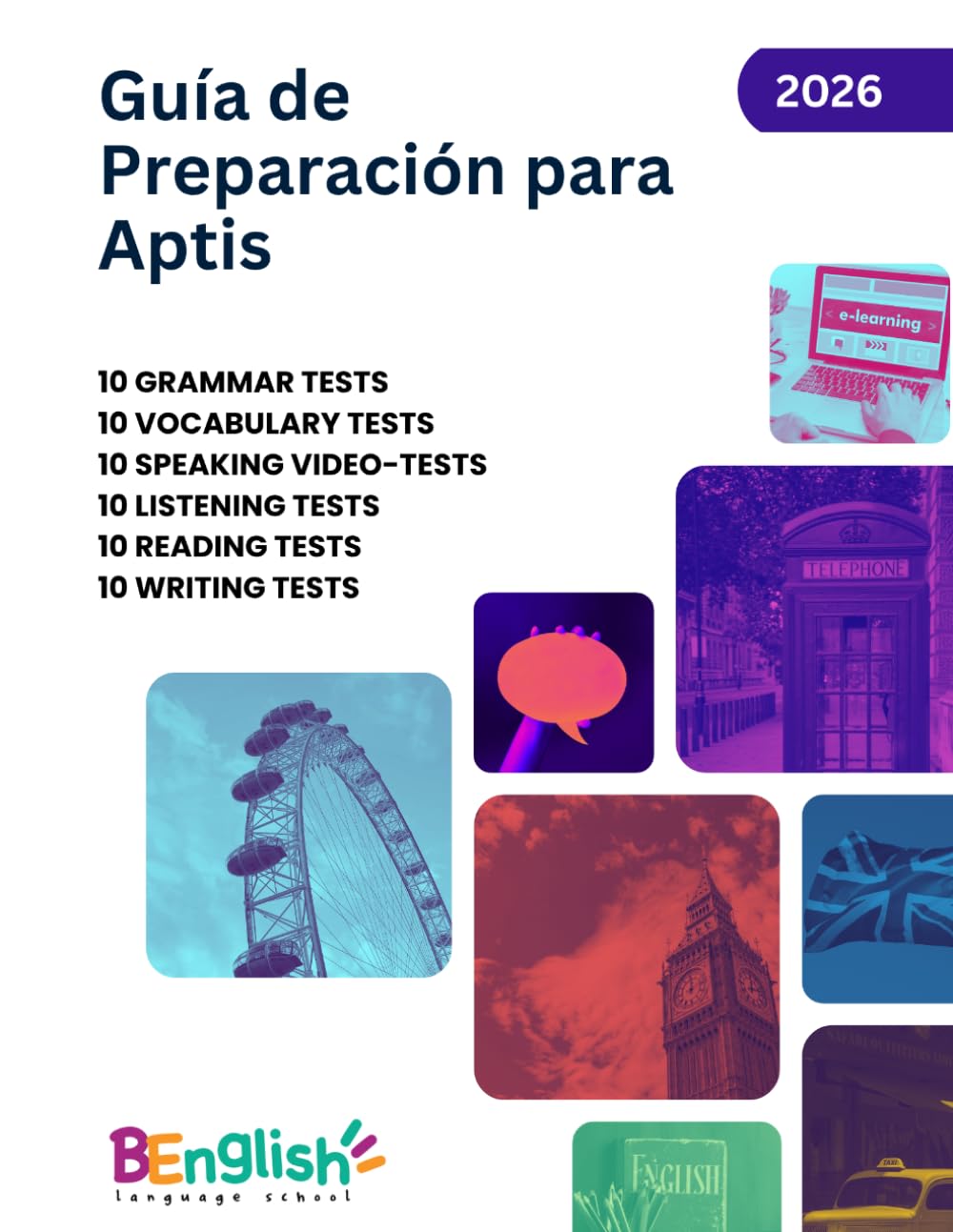 Guía de Preparación para Aptis ESOL: Estrategias, tests y trucos para certificar tu nivel a la primera: Incluye guía gramatical con 60 tests de ... y estrategias de resolución paso a paso.