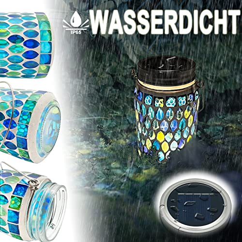 TOTHDATE 1PCS Mosaic Solar Lights Outdoor Garden - Image 4