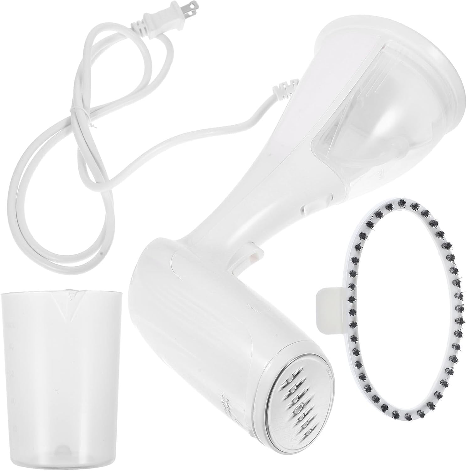 Portable Handheld Steam Iron for Clothes with Large Water Tank Fast Wrinkle Removal Lightweight Design for Travel Home Office Suitable for Satin Fabrics US Plug