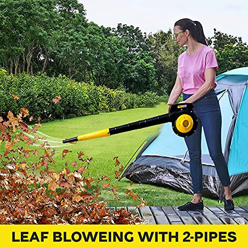 Image of Elmico 700W Guaranteed Motor Heavy Duty Electric Blower with 1 Extra Blower pipe /100% Copper Armature /Lead / (Made in India) / Blowers for Cleaning Dust /Dust Remover /Pc Cleaner /Electric Air Blower