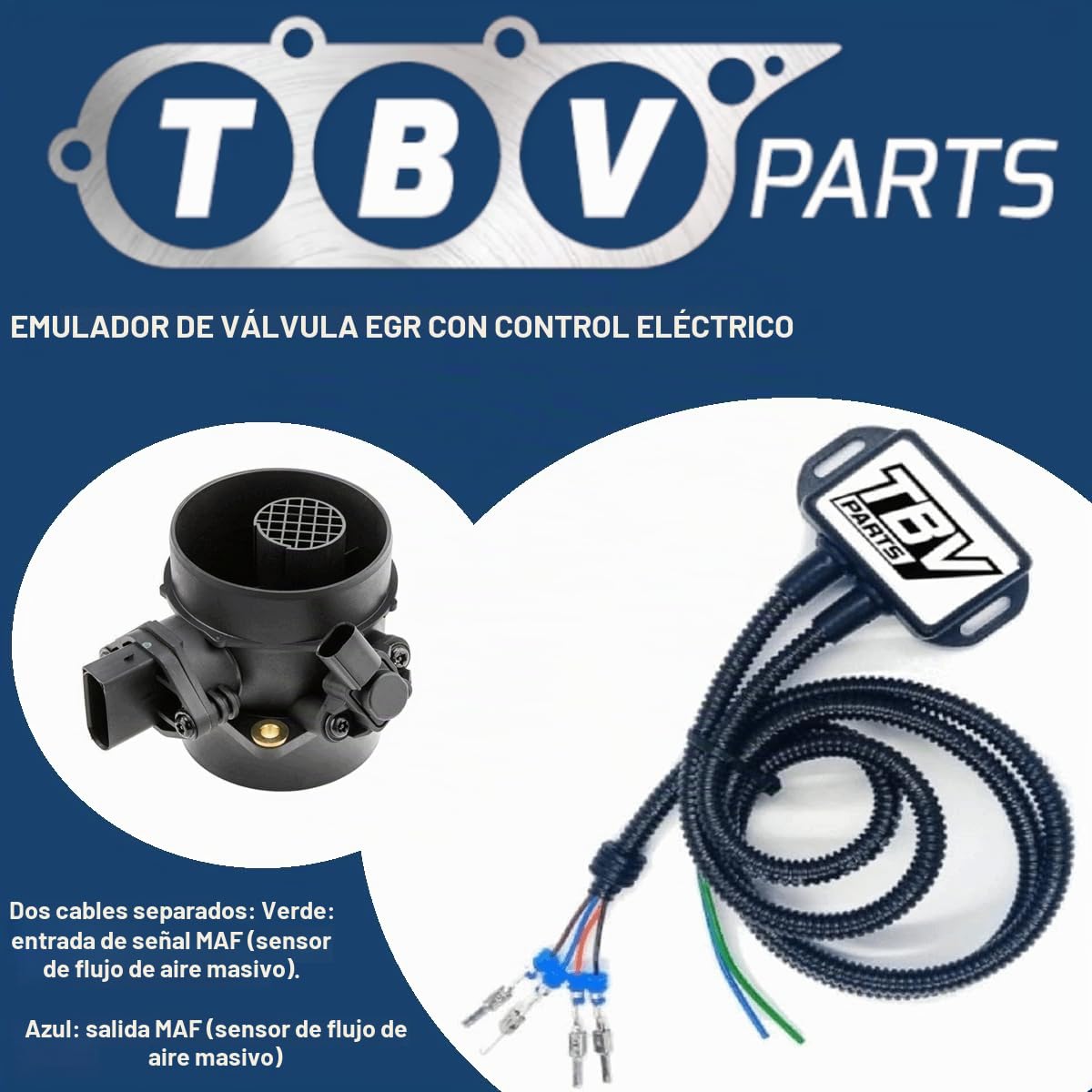 Emulador Valvula EGR Electrica WAHLER 7353D Válvula EGR A6461400460 Compatible con Motores 200/220/ 270/400 CDI 6461400860 A6461400460 7.24809.37.0