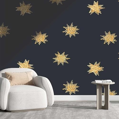 Papel tapiz autoadhesivo con estrellas y cielo estrellado para decoración de pared, decoración de pared, casa de muñecas apta para inquilinos disponible en Yaxa Venezuela