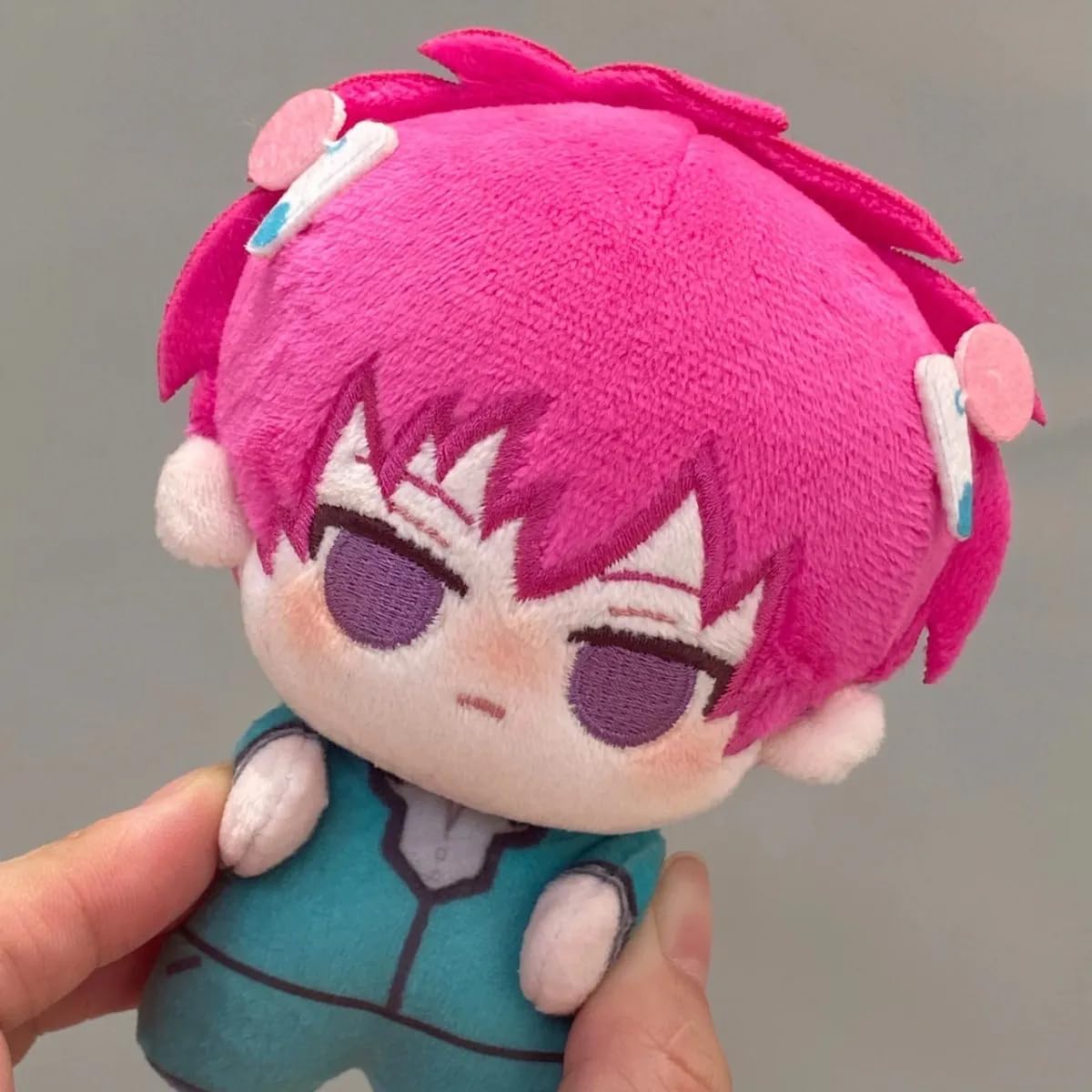 Amazon.co.jp: 斉木楠雄 ぬいぐるみ 人形 髪飾り メガネ なし 斉木楠雄