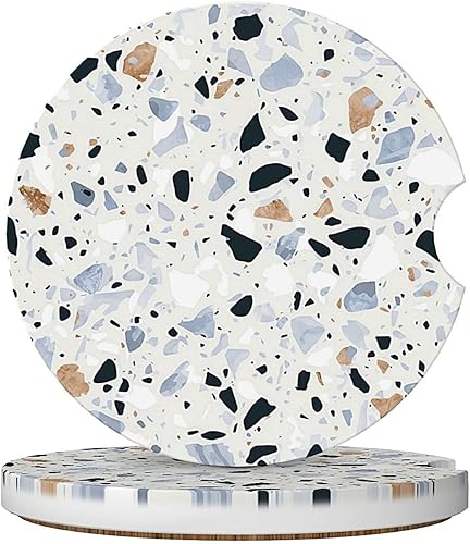 Miniatura 1 de ABLESKY Posavasos de automóvil para portavasos de automóvil, paquete de 2 posavasos absorbentes antideslizantes para automóvil, 2.56 pulgadas, de