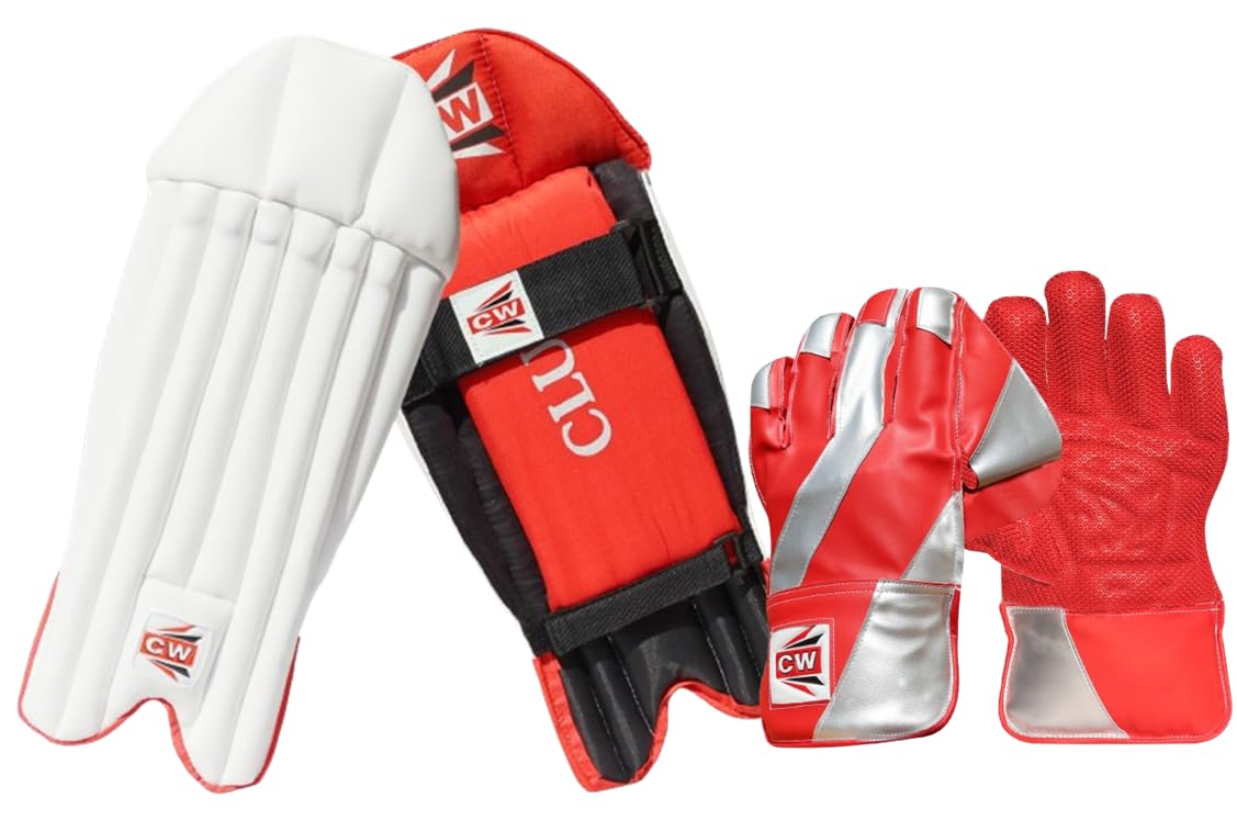 Gants wicket keeper CW Savior pour homme avec coussinets de protection - 8