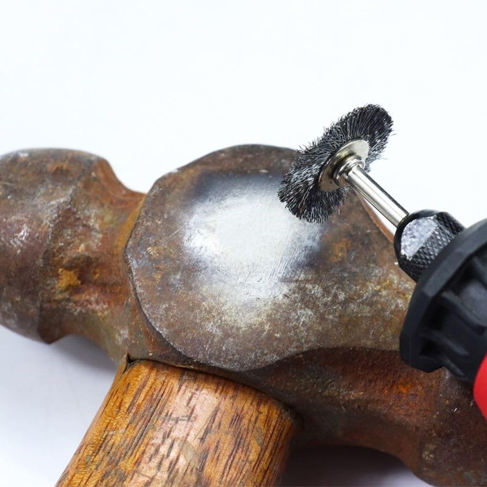Kit de accesorios para herramientas rotativas abrasivas de 343 piezas, disco de lija, rueda de pulido de lana, rueda de cepillo de alambre, cabezal de pulido con mandril, juego de 343 piezas, 1
