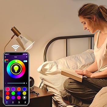 azhongxus Smart Light Bulbs for Bedroom,BT Light Bulbs with