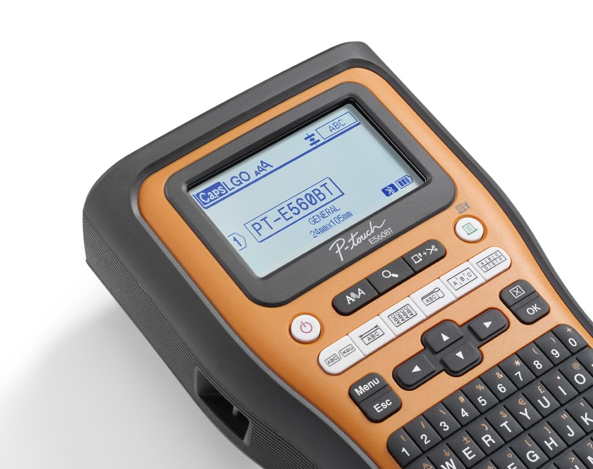 PT-E560BTVP - Etiquetadora Profesional con Bluetooth, USB y aplicación para teléfonos Inteligentes Integrados