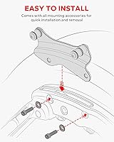 Vista 5 de Amazicha Kit de herramientas de acoplamiento de 4 puntos, 4 cubiertas de hardware de acoplamiento compatibles con Harley Davidson Touring Street