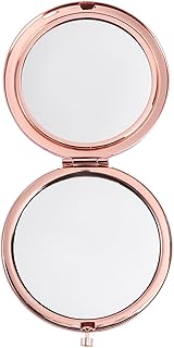 Folding Women’s Makeup Mirror with Rhinestone...