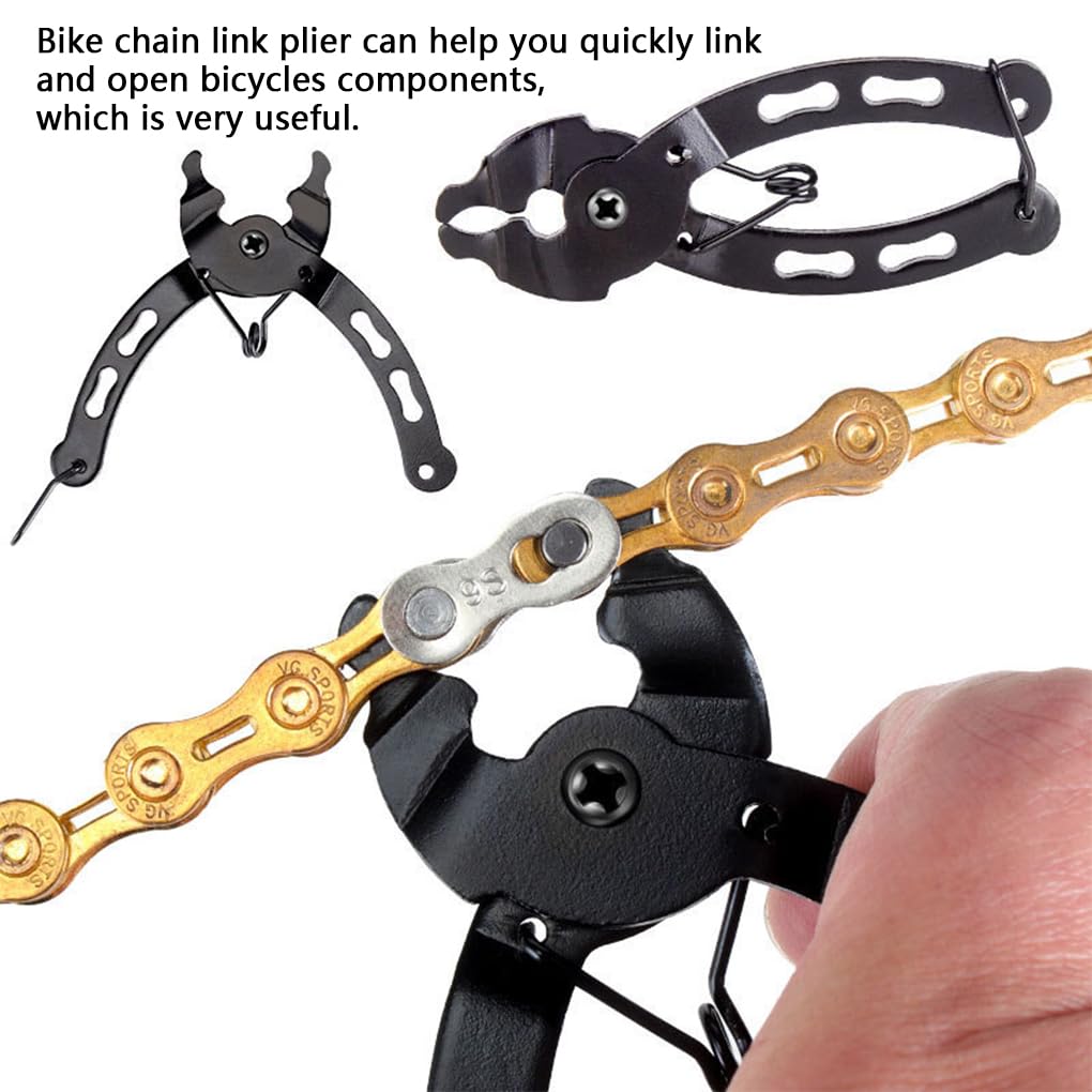 Lot de 2 pinces à chaîne de vélo à libération rapide pour vélo de montagne Outil de réparation manuel Style 1