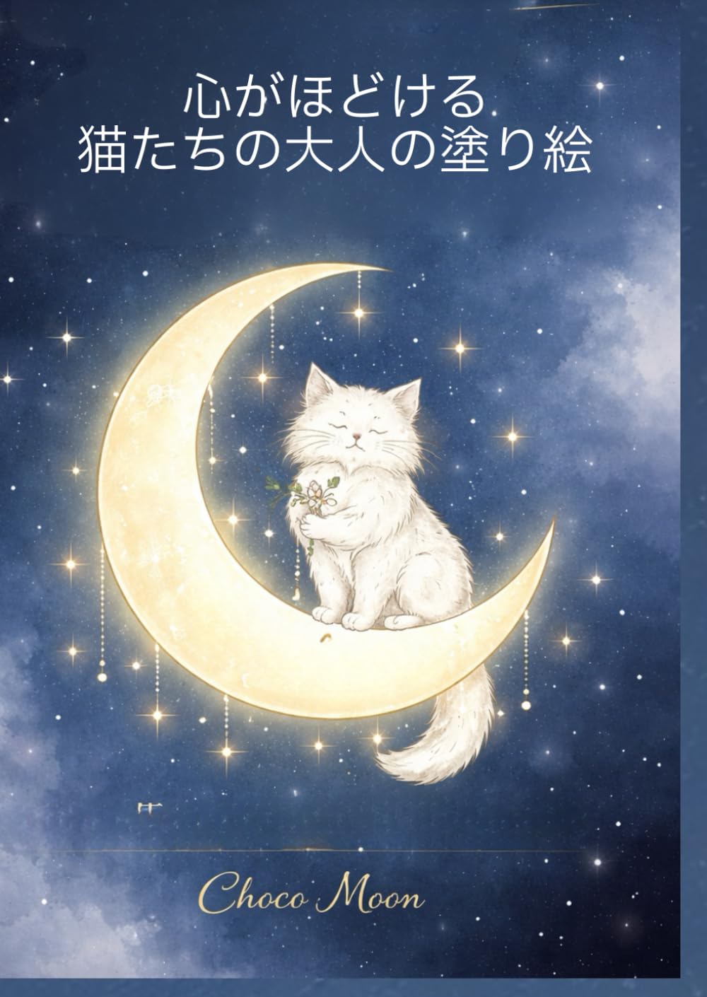 心がほどける猫たちの大人の塗り絵: -月あかりの時間に。心を整えるヒーリングタイム-