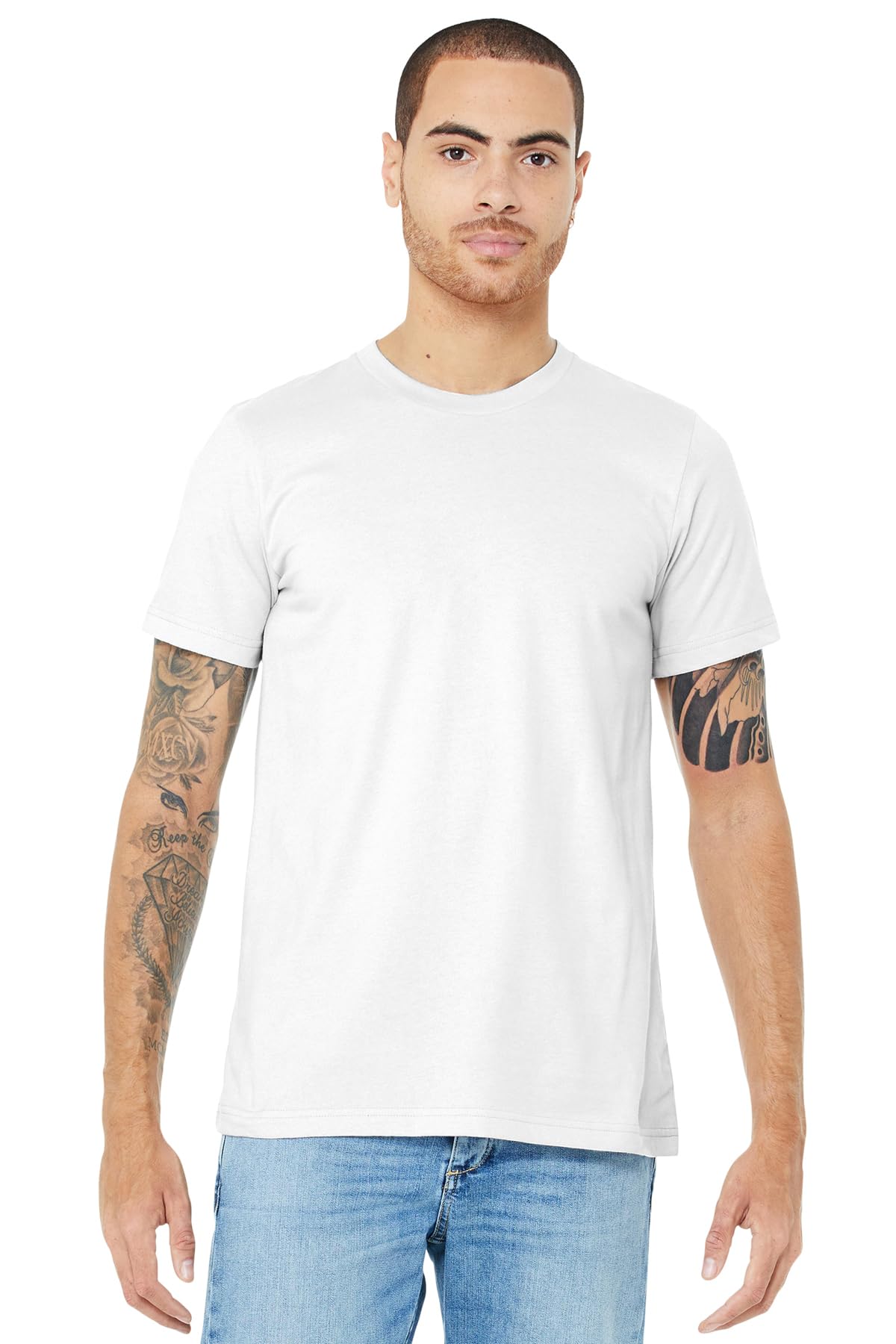 BELLA+CANVAS Koszulka Mężczyźni Airlume Cotton Crew Tee