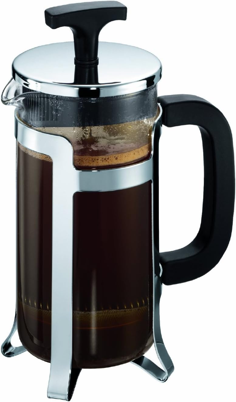 Jesper 3 Cup French Press Coffee Maker, Shiny, 0.35 l, 12 oz