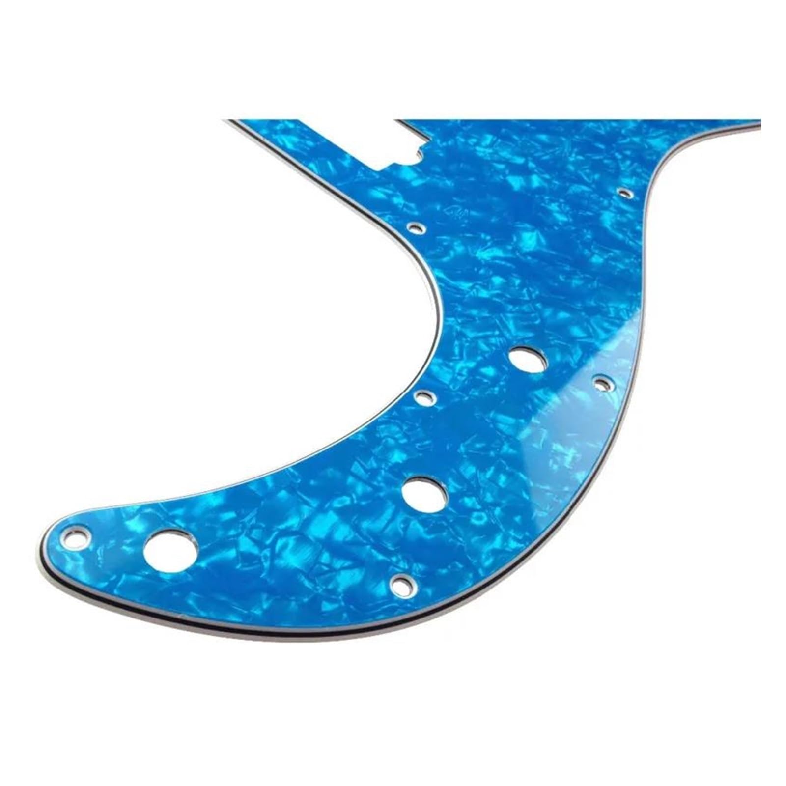 maskownica do gitary Części do gitary - Gitara Pickguard Scratch Plate 4 Ply Blue Pearl Akcesoria do gitary