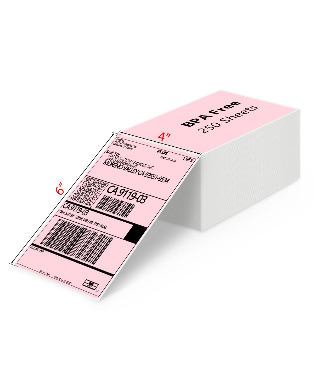 Amazon.com: JADENS 4X6 Thermal Direct Shipping Label Compatible